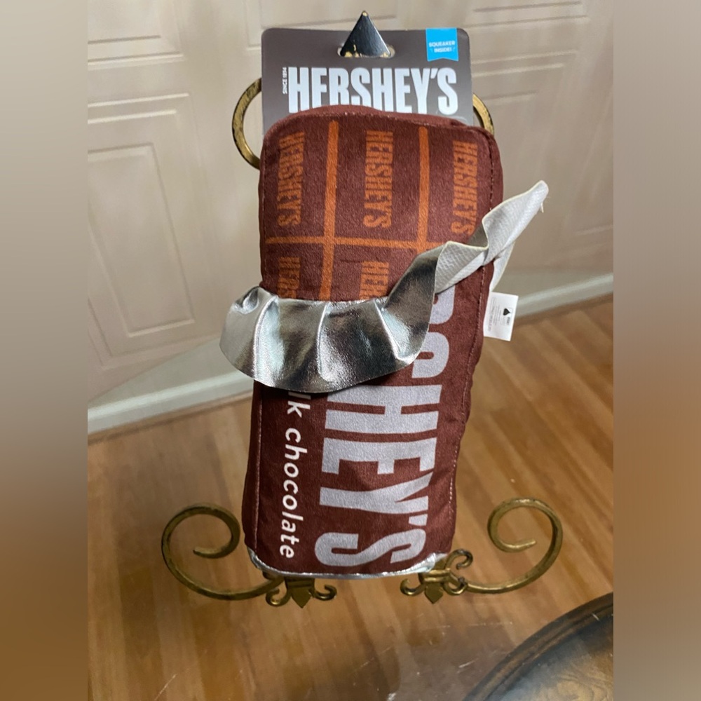 -Hershey’s Plush Dog Toy Squeaky Crinkle (Ultra Rare) Peanut Butter Chocola…